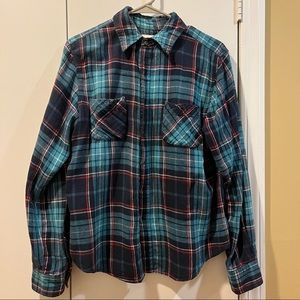Blue flannel shirt